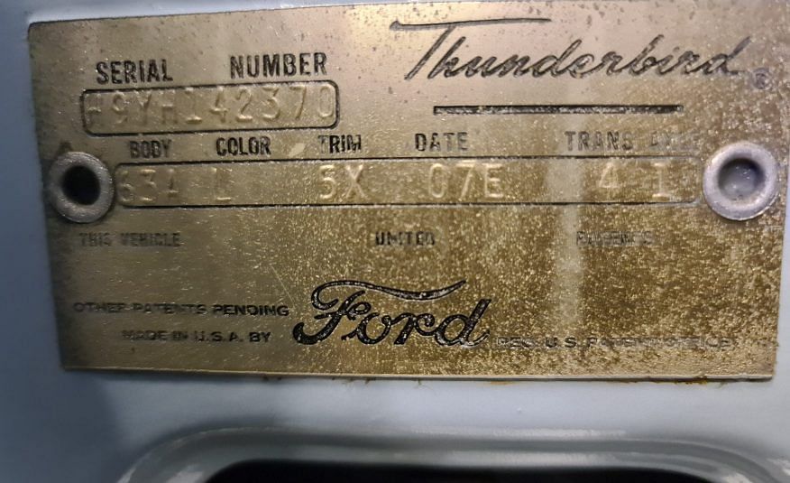 Ford Thunderbird Hardtop 59 Mycket fin bil